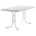 Produktbild: SIEGER Gartentisch, mit Mecalit-pro-Tischplatte, BxTxH: 150 x 90 x 72 cm - weiss