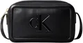 Produktbild: Calvin Klein Damen Umhängetasche Bold Camera Bag mit Logo, Schwarz (Black), Einheitsgröße