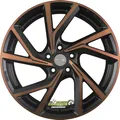 Produktbild: 4x Mak Kassel black & bronze 7x17 ET45 - LK5/114.3 ML76 Felge Alu