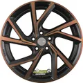 Produktbild: Mak Kassel black & bronze 7x17 ET45 - LK5/114.3 ML76 Felge Alu