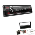 Produktbild: Kenwood 1-DIN Autoradio Bluetooth Streaming USB AUX für Opel Corsa C 2000-2004
