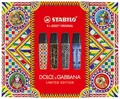 Produktbild: STABILO BOSS x DOLCE&GABBANA Textmarker-Etui 4 Stück 70/4-1-102-1