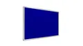 Produktbild: ALLboards Pinnwand Filztafel 90x60cm mit Aluminiumrahmen, Textiltafel Blau