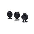 Produktbild: Nemesis Now Three Wise Ravens, Black, 8.7cm (B6023V2)