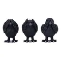 Produktbild: Three Wise Ravens, Schwarz, 8,7 cm B6023V2