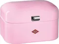 Produktbild: WESCO Brotkasten Single Grandy | Aufbewahrungsbox für Brot | Stahlblech | Belüftung | klein | 175x268x220 mm | pink