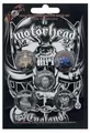 Produktbild: Motörhead England Unisex Button-Set multicolor Metall Band-Merch, Bands