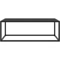 Produktbild: vidaXL Couchtisch Schwarz mit Schwarzem Glas 100x50x35 cm