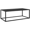 Produktbild: vidaXL Couchtisch Schwarz mit Schwarzem Glas 100x50x35 cm