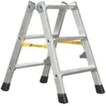 Produktbild: Nova b Stufen Stehleiter, beidseitig begehbar Zarges 42463 Arbeitshöhe: ca. 2,10
