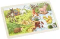 Produktbild: Goki 57890 - Einlegepuzzle - Tierkinder II