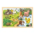 Produktbild: Goki Holzpuzzle -Baby -Tiere, 24st.