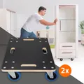 Produktbild: 2x Möbelroller Rollbrett Transportroller Roller Transporter 40x60 cm bis 800 kg