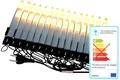 Produktbild: Weihnachtsbaum Lichterkette mit 30 LED Kerzen Innen warmweiss 7,3 m Tannen Baum