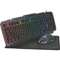 Produktbild: LogiLink Gaming-Set bestehend aus Tastatur Maus & Mauspad - Schwarz