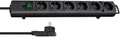 Produktbild: Brennenstuhl Comfort-Line Plus Steckdosenleiste 6-fach  Flachstecker schwarz