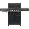 Produktbild: Chefgastro Gasgrill, Schwarz, Metall, 137x119x64 cm, Grills & Outdoor-Küchen, Gasgrills