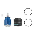 Produktbild: GROHE Ersatzteil, 40mm Kartusche (für verschiedenste GROHE Einhebelmischer, mit keramischem Dichtsystem, mit integrierter Temperatur- und Mengenbegrenzung), 46374000