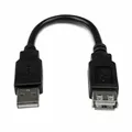 Produktbild: USB-Kabel Startech USBEXTAA6IN          USB A Schwarz