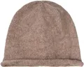 Produktbild: styleBREAKER Unisex Oversize Strick Beanie Mütze mit Rollrand, Warme Winter Strickmütze Einfarbig, Loose fit 04024207, Farbe:Braun