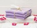 Produktbild: Solwang Wischtuch HELL LILA gestrickt 3er Küchentuch Spültuch Putztuch Lappen