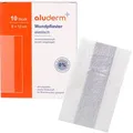 Produktbild: Söhngen Pflaster Aluderm Aluplast, 10 Stück, wasserfest, sensitiv, elastisch, 10 x 6cm