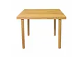 Produktbild: Betten-ABC Kindertisch Tisch mit abgerundeten Ecken aus Massives Buchenholz in 2 Varianten