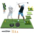 Produktbild: VEVOR Golf Schlagmatte Übungsmatte 152x122cm Trainingshilfe 4 in 1 Austauschbar