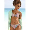 Produktbild: Venice Beach Bügel-Bikini-Top Paislee, bedruckt, verstellbare Doppelträger, herausnehmbare Softcups, Mix-Kini grün 40