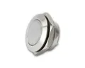 Produktbild: Blanko Schalter Edelstahl Vollmetall-Taster 19mm, 1-polig, IP65