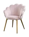 Produktbild: KAWOLA Esszimmer Stuhl Carla Esszimmermöbel Stühle, Moderne Stühle Esszimmer, Schreibtisch Stuhl, Velvet Gepolstert Fuß Gold (Pink)