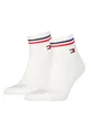 Produktbild: Tommy Hilfiger Unisex Quarter Socken, Weiß, 39-42 EU