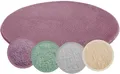 Produktbild: Andiamo Teppich Arezzo, rund, Höhe: 16 mm, Uni Farben, weicher Flor, waschbar, ideal im Wohnzimmer & Schlafzimmer