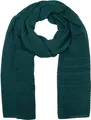 Produktbild: styleBREAKER Damen Schal fein gekreppt | Leichter Plissee-Schal für stilvolle Looks | Elegantes Halstuch mit fließenden Falten | Modisch Vielseitig & Angenehm weich | 96 x 192 cm, Farbe:Dunkelgrün