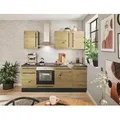 Produktbild: P & B Küchenleerblock, Anthrazit, Eiche Artisan, Holzwerkstoff, 1 Schublade(n) Schubladen, nur wie online abgebildet bestellbar, 220 cm, Küchen, Küchenzeilen & Küchenblöcke, Küchenzeilen ohne Geräte