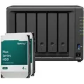 Produktbild: Synology DS1525+ 8TB Plus HDD NAS-Bundle NAS inkl. 2x 4TB Synology Plus 3.5 Zoll SATA Festplatte