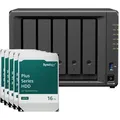 Produktbild: Synology DS1525+ 80TB Plus HDD NAS-Bundle NAS inkl. 5x 16TB Synology Plus 3.5 Zoll SATA Festplatte