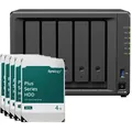 Produktbild: Synology DS1525+ 20TB Plus HDD NAS-Bundle NAS inkl. 5x 4TB Synology Plus 3.5 Zoll SATA Festplatte
