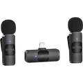 Produktbild: Boya BY-V2 V2.0 Drahtloses Mikrofon fÃ¼r Lightning (2x Sender + 1x EmpfÃ¤nger)