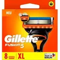 Produktbild: Gillette Fusion5 Rasierer Ersatzklingen 8 Stück Original