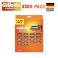 Produktbild: 22X Gillette Fusion5 Rasierklingen Wahlweise 22er Pack mit oder ohne OVP DE~