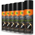 Produktbild: Spraytive 6 x 500ml Grill-Pflegespray - BBQ Grill-Reiniger - Pflegt & Konserviert Grillroste, Pfannen (Edelstahl, Gusseisen) & Co. - Antihaftspray, Non Stick Spray für Weber Grills, Plancha Grills