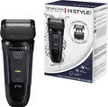 Produktbild: Remington Elektrorasierer F4002 Style Series Foil Shaver F4, Aufsätze: 1, integrierter Präzisionstrimmer, +3-Tage Bart-Aufsatz/Schutzkappe, Detailschneider, 100% wasserdicht
