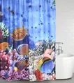 Produktbild: Sanilo Duschvorhang Ocean 180 x 200 cm, 100% wasserdicht, Anti-Schimmel-Effekt, hochwertige Qualität