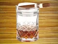 Produktbild: Whiskey Whisky Glas + Zigarrenascher im Geschenkset Cigarrenascher two in one