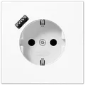 Produktbild: Jung LS1520-18AWW SCHUKO Steckdose mit USB-Ladegerät, Serie LS, alpinweiß