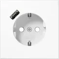 Produktbild: JUNG SCHUKO Steckdose LS1520-18AWW | USB Typ A Schnellladefunktion | Unterputz | erhöhtem Berührungsschutz | alpinweiß
