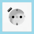 Produktbild: Jung SCHUKO Steckdose mit USB-Ladegerät A, alpinweiß,  LS1520-18AWW
