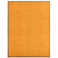 Produktbild: vidaXL Fußmatte Waschbar Orange 90x120 cm