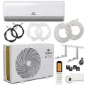 Produktbild: VESKA Split-Klimagerät Inverter Klimaanlage 12000 BTU - 3,5 KW - 2in1 Kühlen und Heizen, mit WiFi/App Funktion, Fernbedienung, Timer, inkl. Montagematerial